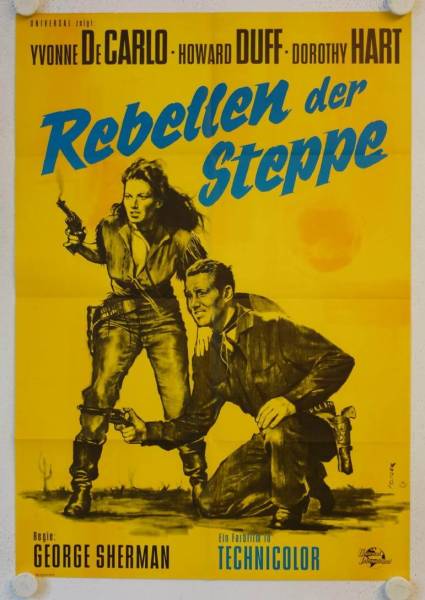 Calamity Jane and Sam Bass re-release german movie poster